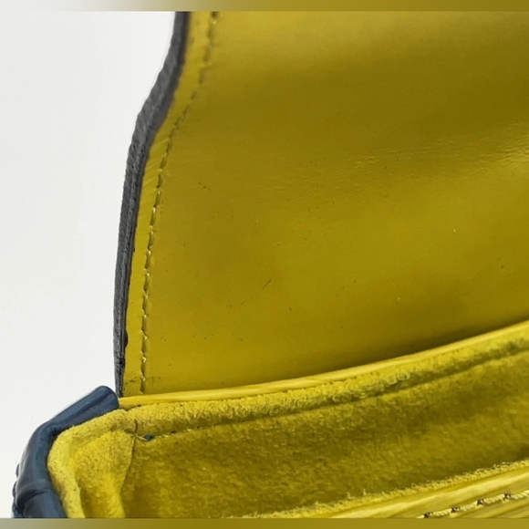 Louis Vuitton Epi Vibrant Yellow & Blue Eden PM 2Way Crossbody Bag W/Box/Keys/DB - Picture 14 of 16